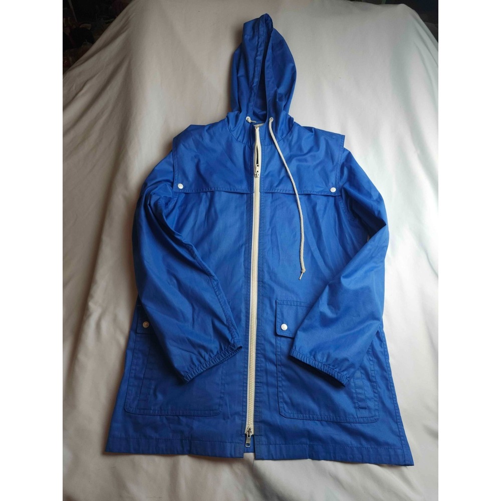 London Fog Royal Blue Hooded Anorak Jacket
